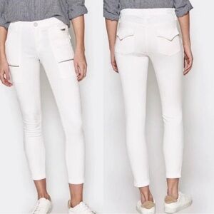 Joie White Skinny Jeans Ankle-Length Minimalist Design